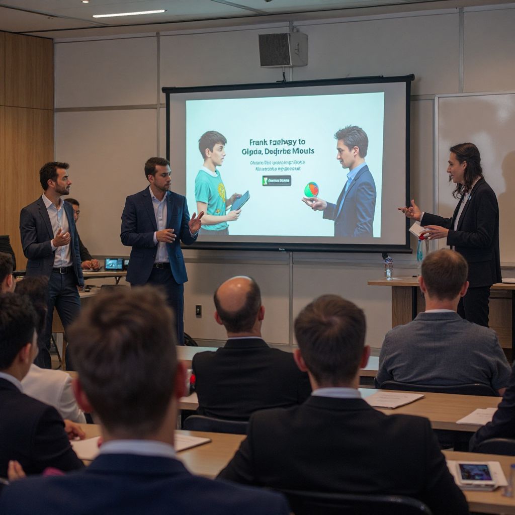 Presentazione a una conferenza educativa